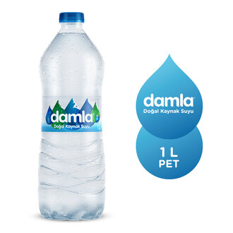 Damla Su Plastik Şişe 1 lt