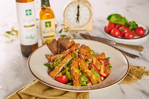 Chicken Fingers Salata