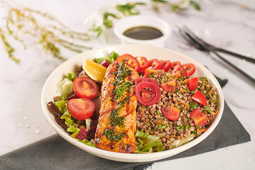 Chimichurri Soslu Somon One Bowl